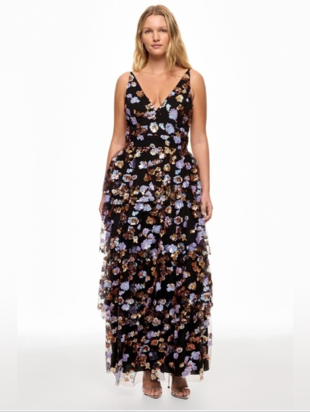 DRESS THE POPULATION LORAIN GOWN SIZE XS MSRP $698